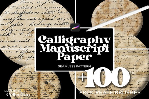 100 Procreate Paper Manuscript: Elevating Digital Art with Authentic Texture