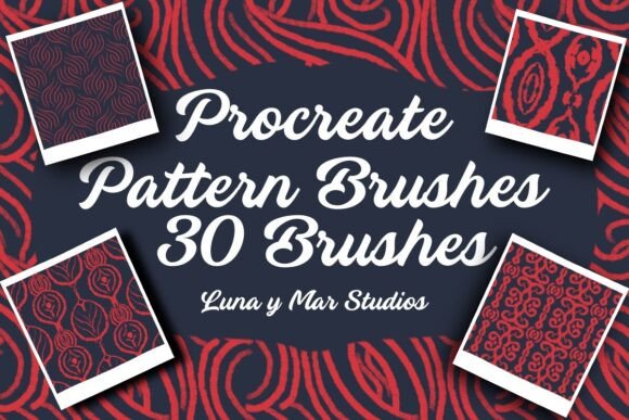 30 Procreate Pattern Brushes: Elevate Your Digital Art