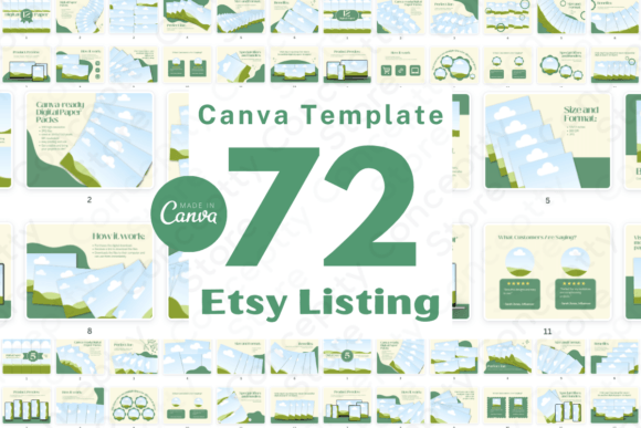 72-Page Etsy Listing Canva Template: A Comprehensive Evaluation