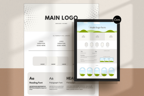 Brand Boards Set 1: Modern Templates for Startup Brands