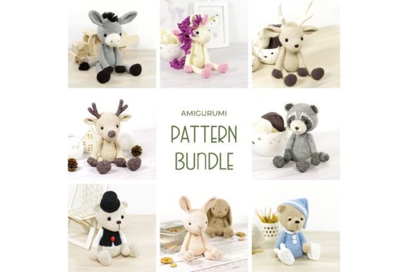 Crochet Stuffed Animal Bundle