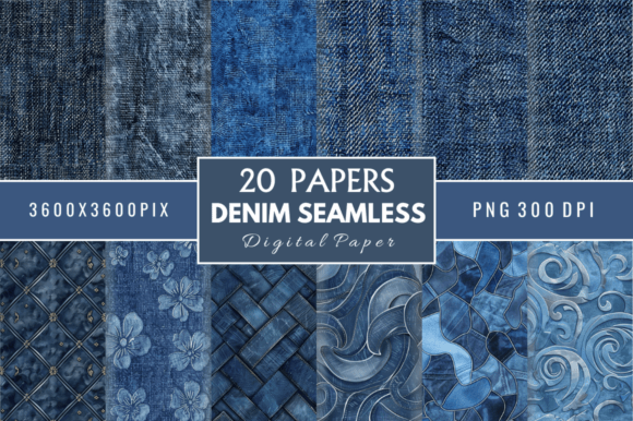 Denim Seamless Digital Paper Bundle: A Practical Workflow Integration for Modern Creators