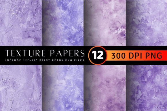 Frosted Lilac Texture Digital Paper