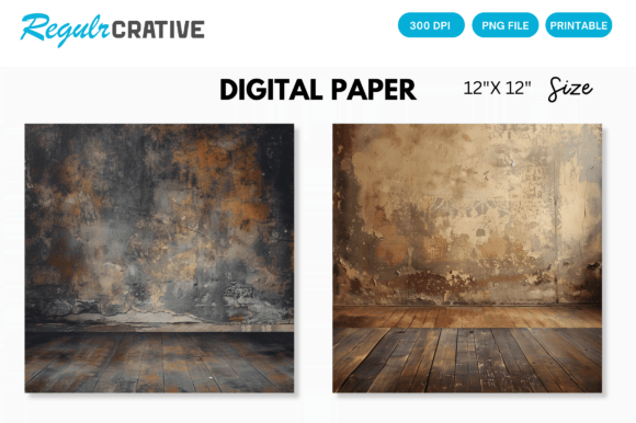 Old Master Digital Paper Backgrounds for Creatives