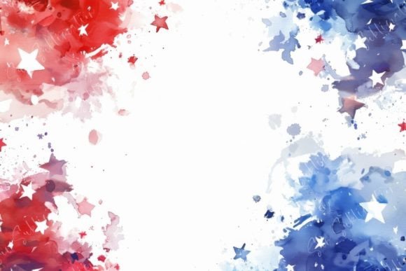 Patriotic Watercolor Background